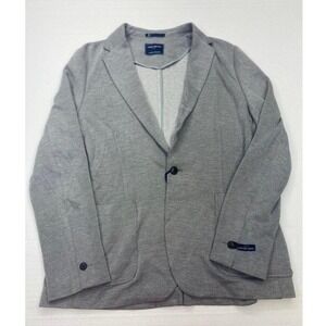 Harry Brown London Soft Cotton Patch Pocket Relaxed Fit Blazer Grey Chest 44